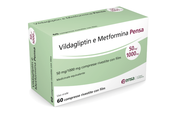 Vildagliptin e Metformina Pensa